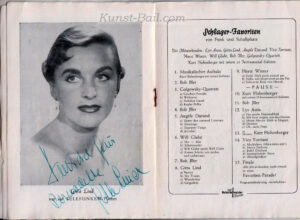 Deutscher Schlager, 7 Autogramme, 1952-image