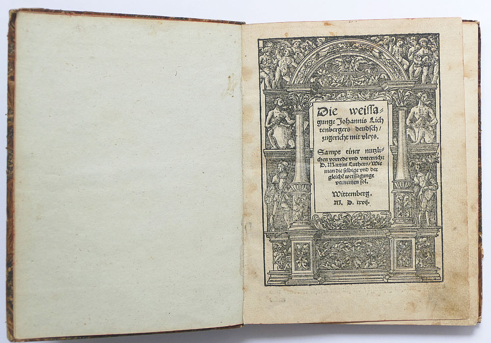 Johannes Lichtenberger - Martin Luther, Weissagungen, Wittemberg 1527-image