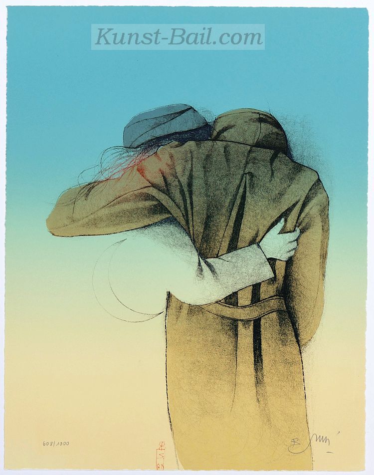 Bruno Bruni, Salamagundi, Mappe mit 2 (von 3) Lithographien, 1986, signiert, nummeriert-image