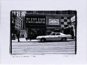 Unleserlich signiert, San Francisco Downtown V – 1972, Orig. Fotographie, bezeichnet, signiert-image