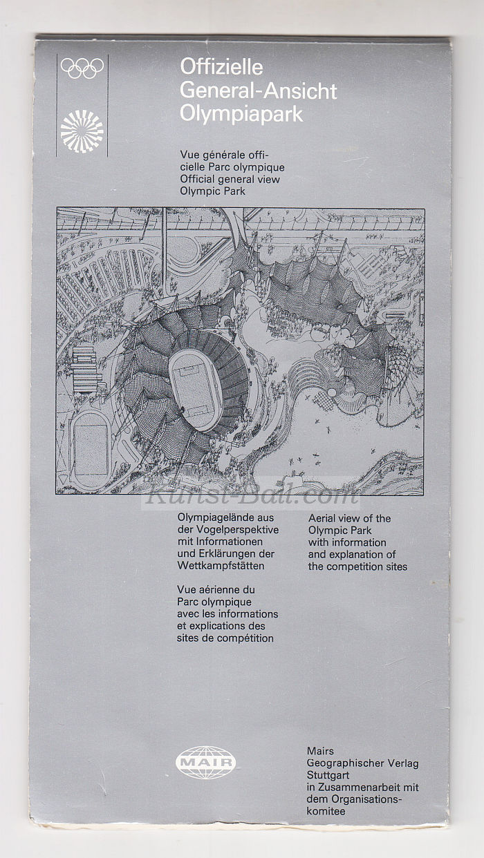 Olympische Spiele 1972 in München: Offizielle General-Ansicht Olympiapark-image