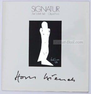 Horst Bienek, Signatur 4, Künstlerbuch, nummeriert, mit signierter Metall-Graphik („Der junge Ezra“), 1986-image