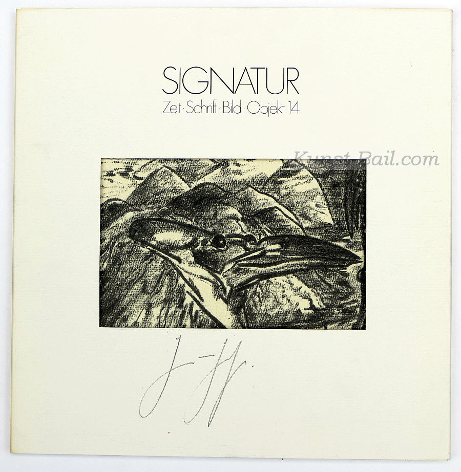 Günter Grass, Signatur 14, Künstlerbuch, nummeriert, signiert, 1991-image