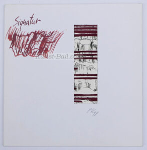 Per Kirkeby, Signatur 29, Künstlerbuch, nummeriert, mit Original-Graphik, signiert, 1998-image