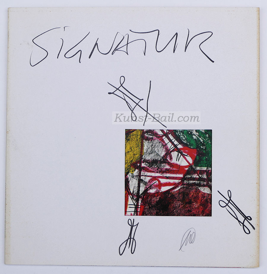 Markus Lüppertz, Signatur 17, Künstlerbuch, nummeriert, monogrammiert, 1992-image