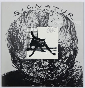 Lorenzo Mattotti, Signatur 26, Künstlerbuch, nummeriert, mit signierter Original-Graphik „Bestie e Cani di Razza“, 1997-image