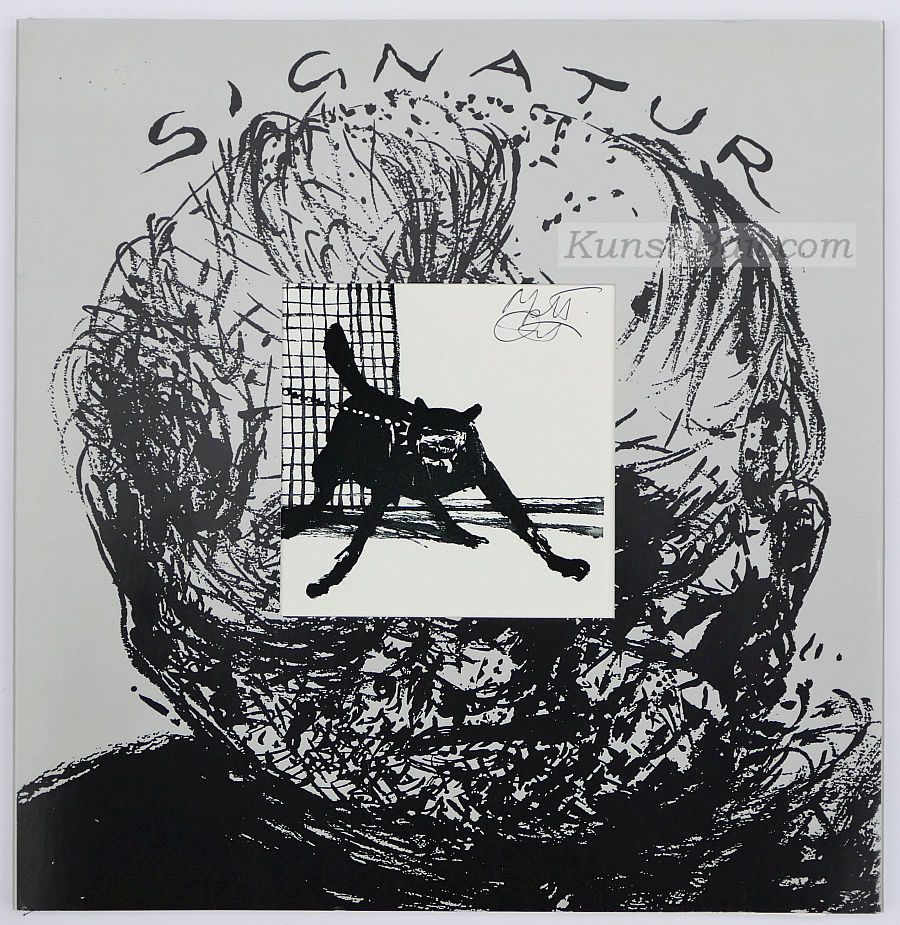 Lorenzo Mattotti, Signatur 26, Künstlerbuch, nummeriert, mit signierter Original-Graphik „Bestie e Cani di Razza“, 1997-image