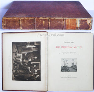 Theodore Duret, Die Impressionisten, Berlin, Cassirer 1909. mit 8 Original Radierungen, limitiert, nummeriert-image